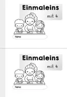 Vorschau - Arbeitsblätter - Miniheft 1x1 "4 erReihe" (Einmaleins) - Seite 1