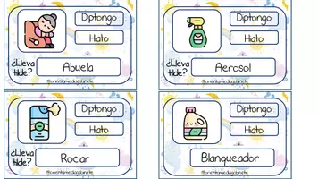 Vista previa - Refuerzo / NEE / Materiales de apoyo - HIATOS Y DIPTONGOS - página 3
