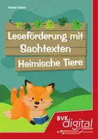 Vorschau - Arbeitsblätter - Leseförderung mit Sachtexten – Heimische Tiere (1. - 2. Klasse) - Deckblatt