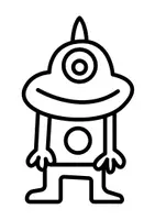 Vorschau - Arbeitsblätter - Weitermalbilder Monster, zum Ausmalen, Ausmalbild, Ausmalbilder, Kunst, gratis, kostenlos - Seite 1