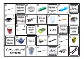 Vorschau - Spiele - Vokabelspiel-Materialpaket. Vokabelspiele für den DaF/DaZ-Unterricht. - Seite 3