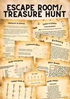 Vorschau - Arbeitsblätter - ESCAPE ROOM/TREASURE HUNT - 5 Riddles + Solutions - Deckblatt