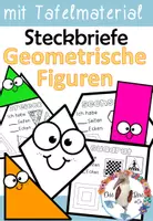 Vorschau - Arbeitsblätter - Geometrische Formen / Ebene Figuren 2D - Steckbriefe und Tafelmaterial - Deckblatt