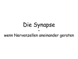 Vorschau - Stundenentwürfe - Die Synapse - Aufbau und Funktion der Synapse mit Arbeitsblatt - Seite 2