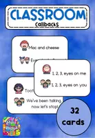 Vista previa - Refuerzo / NEE / Materiales de apoyo - Classroom callbacks / Call and response - Portada