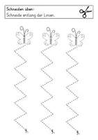Vorschau - Arbeitsblätter - Feinmotorik zu Ostern – 26 Scherenübungen & Schneideübungen (Kindergarten & Vorschule) - Seite 3