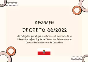 Vista previa - Para docentes: organización, planificación y formación - Decreto 66/2022 Ed. Infantil Cantabria - Portada