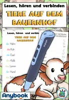 Vorschau - Arbeitsblätter - Lesen (hören) und verbinden "Tiere auf dem Bauernhof" DaZ / DaF / Deutsch - Deckblatt