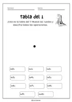 Vista previa - Unidades / Secuencias / Situaciones de Aprendizaje - PACK DE LAS MULTIPLICACIONES: FICHAS DIVERSAS - página 3