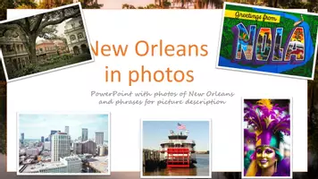 Vorschau - Arbeitsblätter - New Orleans in photos für Themeneinstieg und Bildbeschreibung - Seite 1