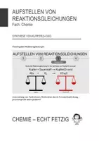 Vorschau - Präsentationen/Tafelbilder - Materialpaket Aufstellen von Reaktionsgleichungen (Folien) - Deckblatt