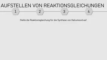 Vorschau - Präsentationen/Tafelbilder - Aufstellen von Reaktionsgleichungen - Kaliumoxid - Seite 3