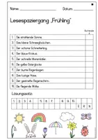 Vorschau - Arbeitsblätter - Lesespaziergang Frühling/Ostern (Klasse 1 und 2) - Seite 3