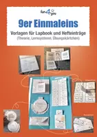 Vorschau - Mal- und Bastelvorlagen - Lapbook Einmaleins - 9er Reihe (Theorie, Lernsysteme, Übungskärtchen) - Deckblatt