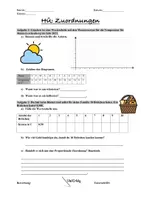 Vorschau - Arbeitsblätter - HÜ Zuordnungen - Deckblatt