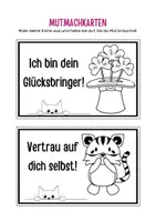 Vorschau - Mal- und Bastelvorlagen - Mutmachkarten - Seite 2