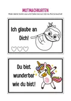 Vorschau - Mal- und Bastelvorlagen - Mutmachkarten - Seite 3