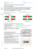Vorschau - Arbeitsblätter - Kräfte zwischen Magneten - Seite 1