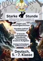 Vorschau - Arbeitsblätter - Sagen | Herakles befreit Prometheus - Deckblatt