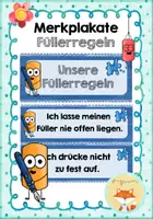 Vorschau - Poster - Merkplakate - Füllerregeln - Deckblatt