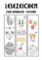 Vorschau - Mal- und Bastelvorlagen - Lesezeichen - Ostern - Deckblatt
