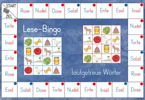 Vorschau - Spiele - Lese-Bingo (zweisilbige lautgetreue Wörter) - Seite 3