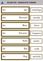 Vorschau - Fördermaterial/Inklusion - Adjektive nach Montessori - Seite 3