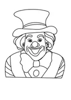 Vorschau - Mal- und Bastelvorlagen - Ausmalbilder Clown - Seite 2