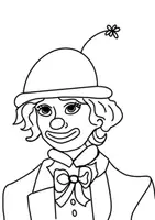 Vorschau - Mal- und Bastelvorlagen - Ausmalbilder Clown - Seite 3