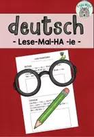Vorschau - Arbeitsblätter - Lese-Mal-Hausaufgabe -ie (passend zu TINTO) - Deckblatt