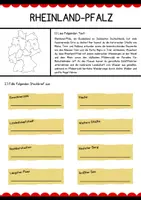 Vorschau - Arbeitsblätter - Bundesländer - Rheinland-Pfalz (Arbeitsblatt + Lösung) - Deckblatt