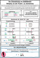 Vorschau - Stundenentwürfe - Die Zinsrechnung im Kreditbereich - Von der Prozent- zur Zinsrechnung BwR 9 II Lehrplan Plus - Seite 1