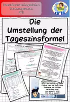Vorschau - Stundenentwürfe - Die Zinsrechnung im Kreditbereich - Die Umstellung der Tageszinsformel BwR 9 II Lehrplan Plus - Deckblatt