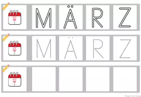 Vorschau - Arbeitsblätter - Lernwörter schreiben - Immer wieder kommt ein neuer Frühling - Seite 3