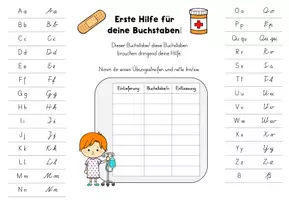 Vorschau - Arbeitsblätter - Buchstabenkrankenhaus - Schön schreiben - SAS Schreibschrift Übungsblätter - Seite 2
