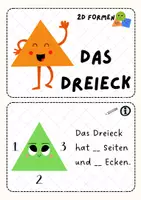 Vorschau - Arbeitsblätter - Materialpaket FORMENHEFTE Ebene Figuren 🟡🔺🟥🟩 - Deckblatt