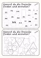 Vorschau - Arbeitsblätter - Formenheft Dreieck 🔺📚 - Seite 2