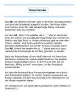 Vorschau - Stundenentwürfe - Weather- Weather forecast + Unterrichtsidee - Seite 3