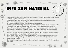 Vorschau - Arbeitsblätter - Wortarten - Namenwort, Tunwort, Wiewort - Seite 2