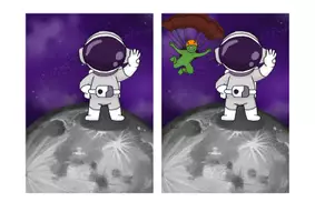 Aperçu - Cartes / Images - Histoires sur images et allongement phrases - Astronaute - Page de couverture
