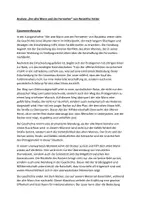 Vorschau - Arbeitsblätter - Analyse „Der alte Mann und der Fernseher“ von Roswitha Vetter - Deckblatt