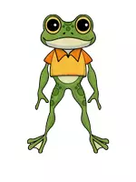 Vorschau - selbst erstellte Cliparts/Grafiken - 10 Frösche Clipart Set - Frosch Illustration (Tiere Cliparts) - Seite 1