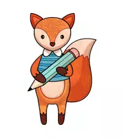 Vorschau - selbst erstellte Cliparts/Grafiken - 10 Füchse Clipart Set - Fuchs Illustration (Tiere Cliparts) - Seite 2