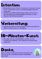 Vorschau - Arbeitsblätter - 10-Minuten-Kunst Fasching (Klassen 2 und 3) - Seite 1
