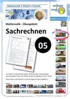 Vorschau - Arbeitsblätter - Mathe - Sachrechnen - Übungsblatt - Deckblatt