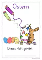 Vorschau - Unterrichtsreihen - Ostern - Mein erstes Lernheft - Förderschule, Inklusion, Kindergarten, Vorschule, sonderpädagogischer Förderbedarf - Seite 1