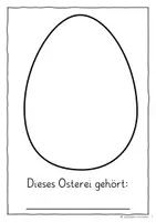 Vorschau - Unterrichtsreihen - Ostern - Mein erstes Lernheft - Förderschule, Inklusion, Kindergarten, Vorschule, sonderpädagogischer Förderbedarf - Seite 3