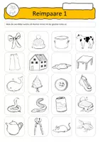 Vorschau - Arbeitsblätter - Reime - grosses Packet mit Material Kiga bis 3. Klasse - Seite 1