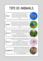 anteprima - Schede informative - Schede didattiche sugli animali per bambini - Pagina 1