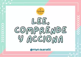 Vista previa - Hojas de trabajo - Lee, comprende y acciona - página 1